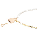 Sex and Mischief Pearl Day Collar|Side View|"pearl day collar - side view"