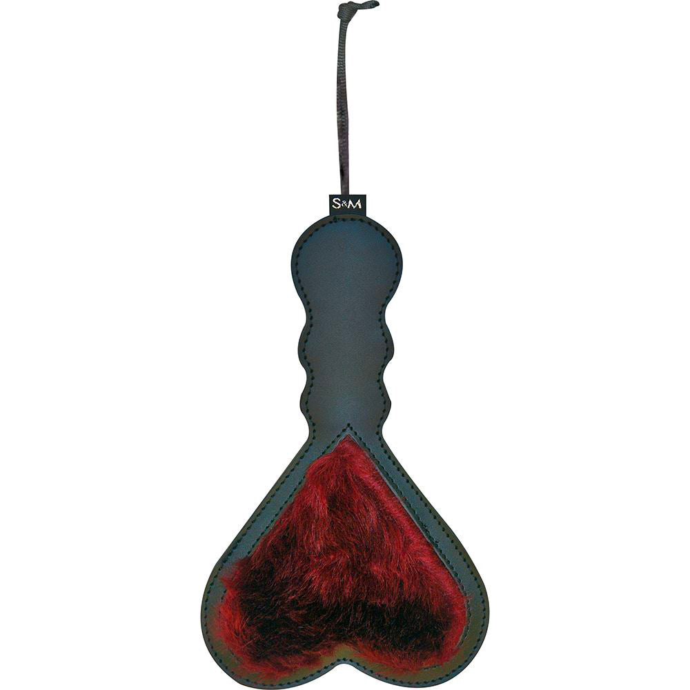Sex and Mischief Enchanted Heart Paddle|Front View|"heart shape paddle-front view adult toys direct"|