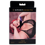 Sportsheets Face Harness|Detail View|"strap detail - detail view"