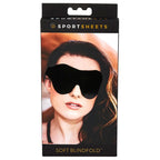 SportSheets Soft Blindfold|Back View|"strap system-back view adult toys direct"|