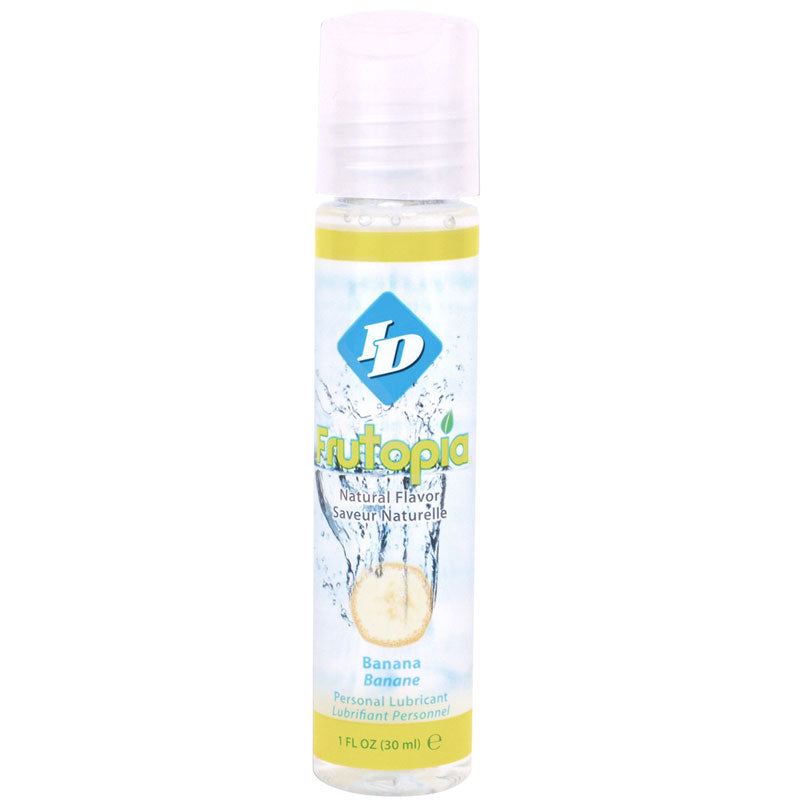 ID-Frutopia-Personal-Lubricant-Banana-1-oz|Front-View|"banana-personal-lubricant-front-view"