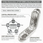 Tenga Flip 0 Zero Vibrating Masturbator|Detail View|"surface detail - detail view"