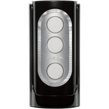 Tenga Flip Hole Black Masturbator|Front View|"flip design - front view"