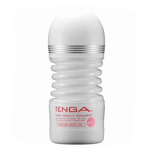 Tenga Rolling Head Cup Gentle Masturbator|Front View|"rolling design - front view"