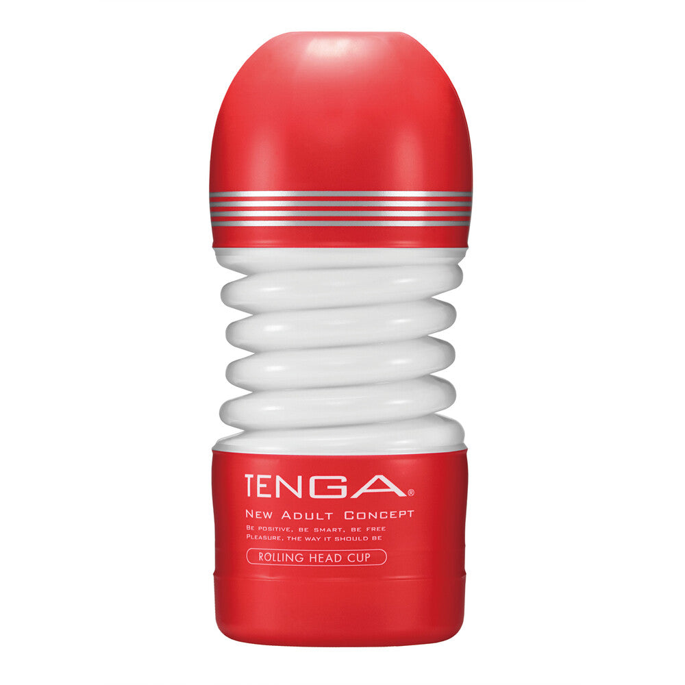 Tenga Rolling Head Cup Masturbator|Front View|"rolling design - front view"