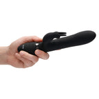 Vive-Amoris-Black-Rabbit-Vibrator-With-Stimulating-Beads|Detail View|"control features-detail view"