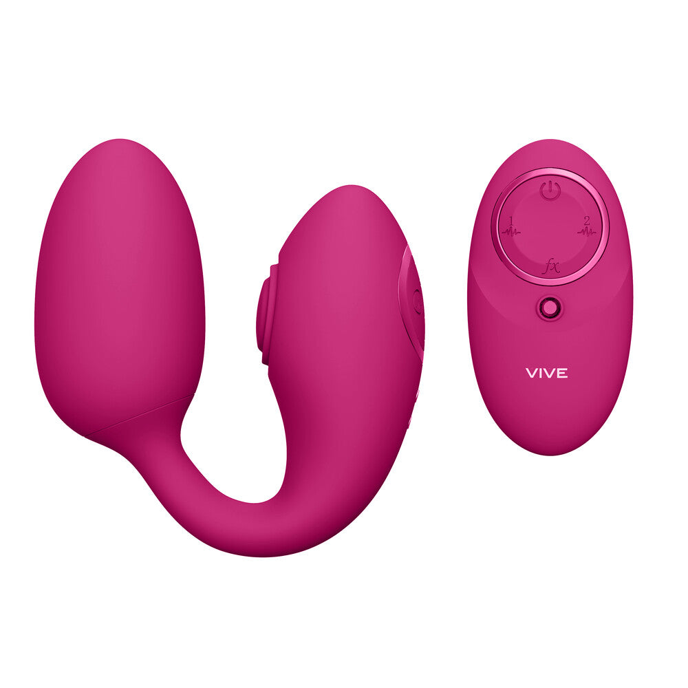 Vive-Aika-Pulse-Wave-And-Vibrating-Love-Egg-Pink|Front View|"pink love egg-front view"
