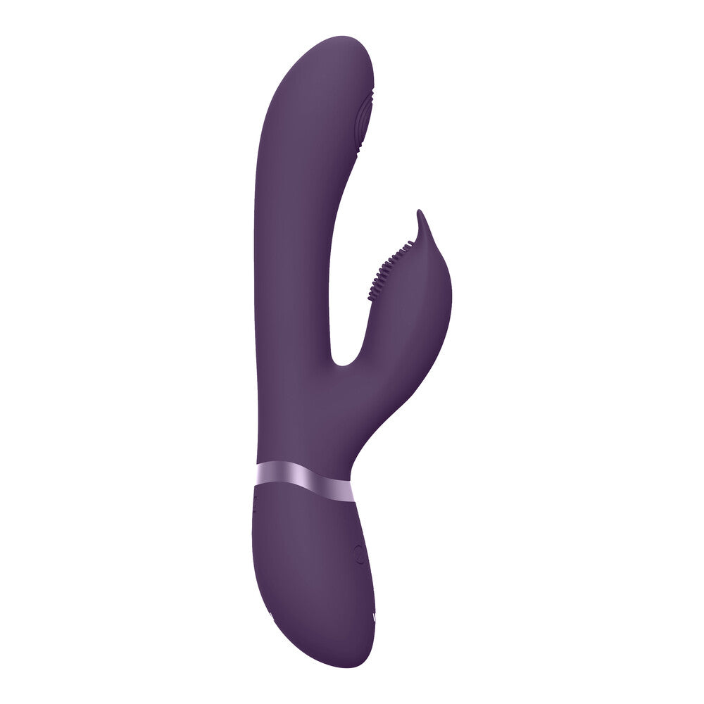 Vive Aimi Pulse Wave And Vibrate G Spot Vibrator Purple|Front View|"Purple G-spot pulse vibrator - front view"