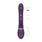 Vive Aimi Pulse Wave And Vibrate G Spot Vibrator Purple|Kit View|"Complete stimulation system - kit view"