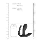 Vive Kata Double Penetrator Vibrator Black|Detail View|"Multi-function controls - detail view"