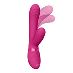 Vive Tani Finger Motion With Pulse Wave Vibrator Pink|Kit View|"Complete stimulation system - kit view"