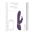 Vive Taka Triple Action Automatic Inflatable Vibrator Purple|Detail View|"Automatic control system - detail view"