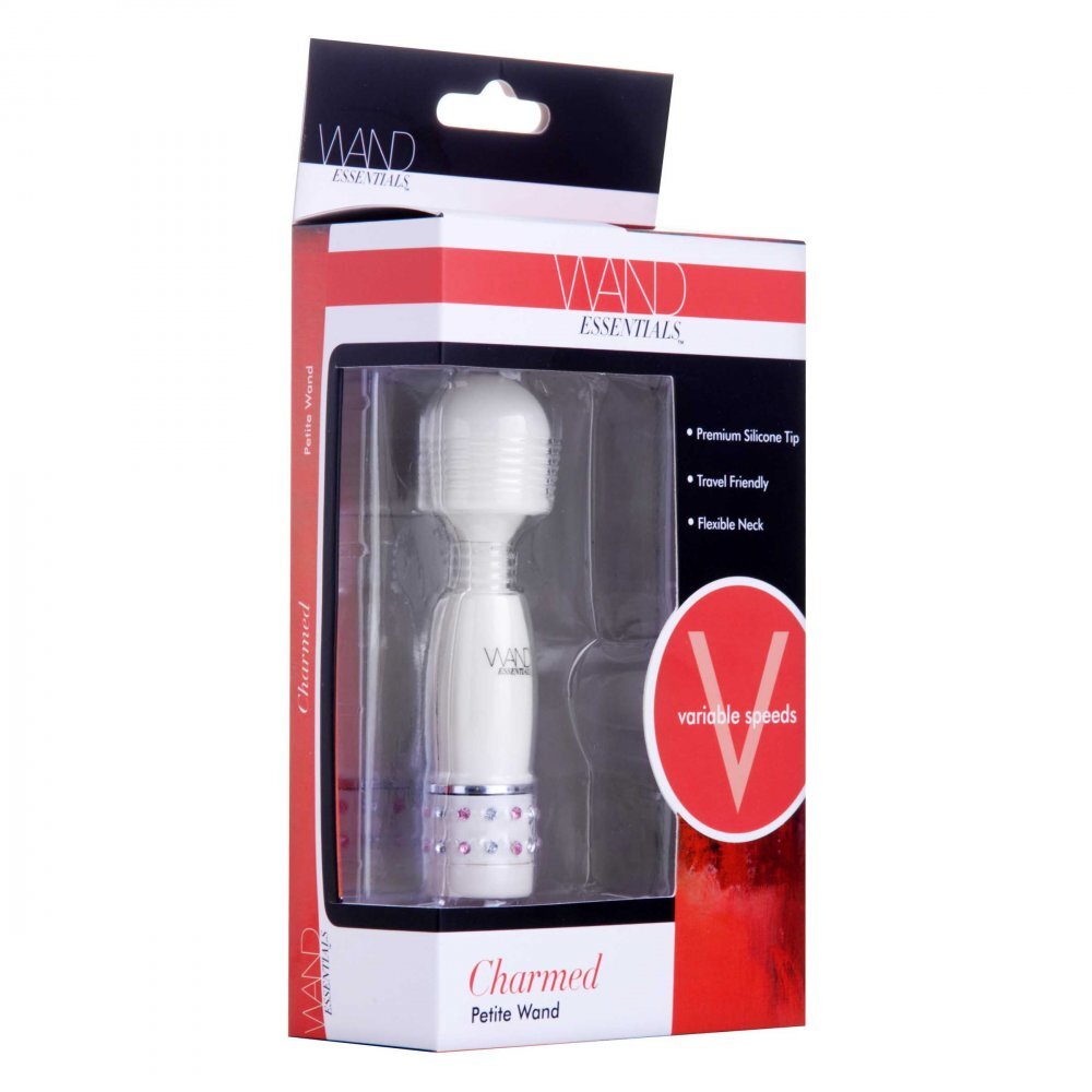 XR Wand Essentials Charmed Petit Massage Wand | Package | "complete petit wand kit - package view"