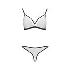 Passion Orihime Bra Set|Back View|"elegant bra set - back view"