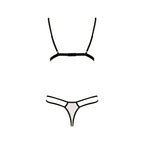 Passion Orihime Bra Set|Detail View|"elegant bra set - detail view"