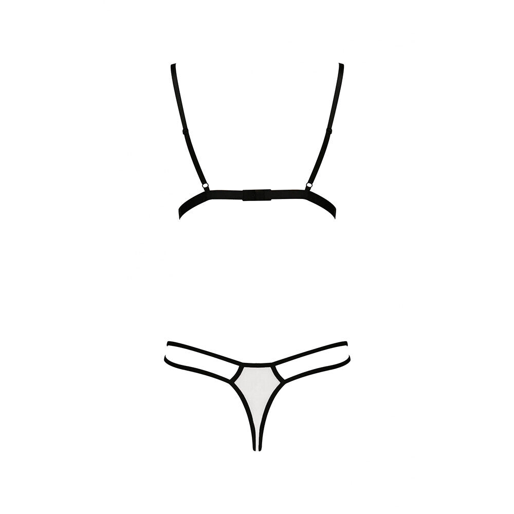 Passion Orihime Bra Set|Detail View|"elegant bra set - detail view"