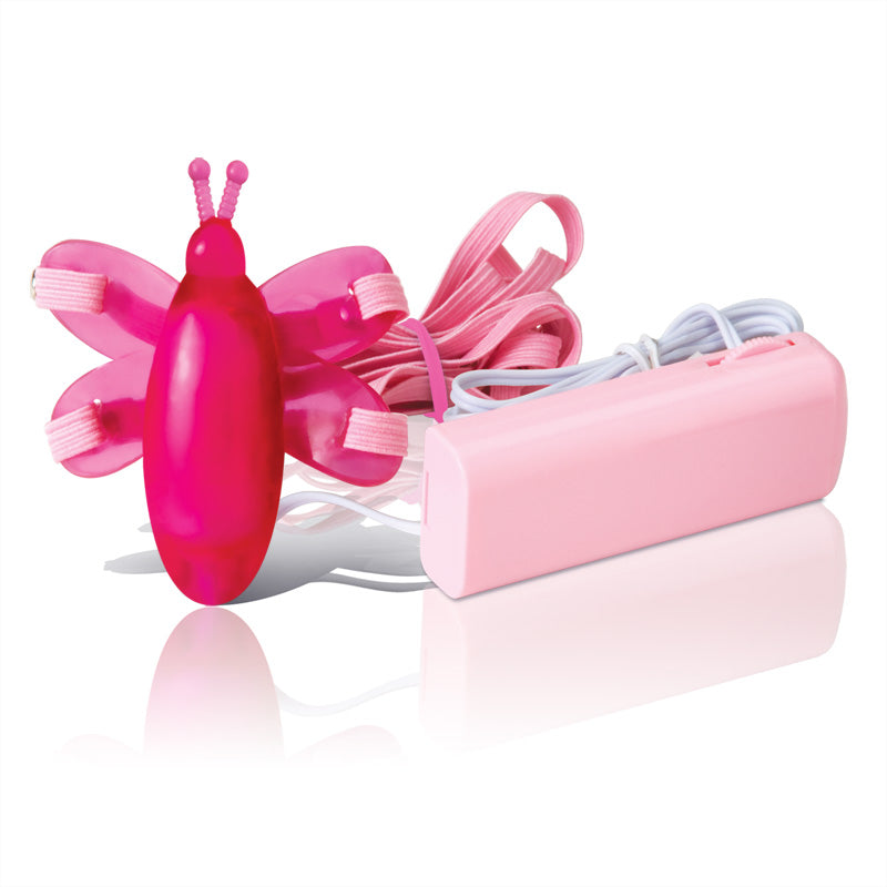 Dragonfly Fanstasy Clitoral Strap On Massager|Front View|"Strap on massager - front view"
