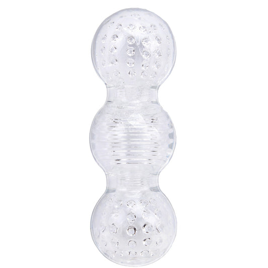 Big Balls Stroker Sleeve Masturbator|Front View|"balls design - front view"