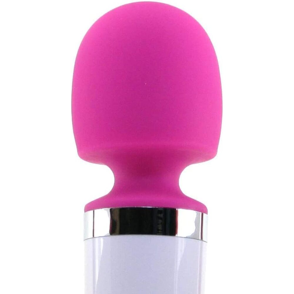 Bodywand Aqua Silicone Massager Waterproof | Angle | "aqua wand design - angle view"