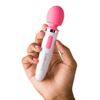 Bodywand Aqua Mini Rechargeable Silicone Waterproof Massager | Angle | "compact wand design - angle view"