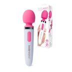 Bodywand Aqua Mini Rechargeable Silicone Waterproof Massager | Detail | "mini wand controls - detail view"