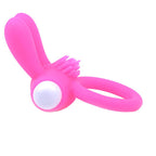 Cock Ring With Rabbit Ears Pink|Side View|"pink detail - side view"