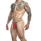 Justin and Simon Classic GString Red|Front View|"classic design-front view"|
