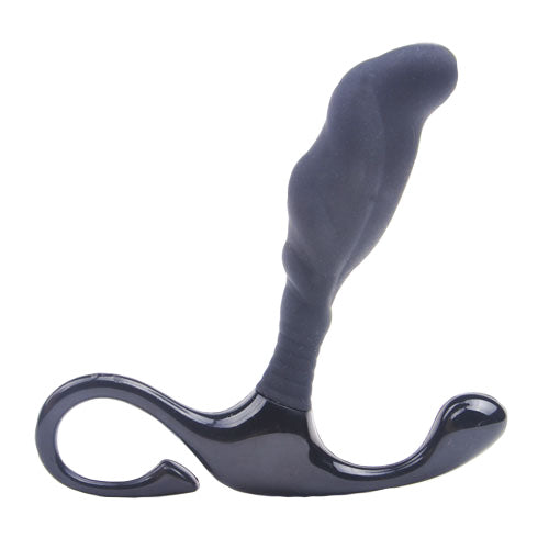 Silicone-Prostate-Exerciser-Black|Front View|"premium exerciser-front view"
