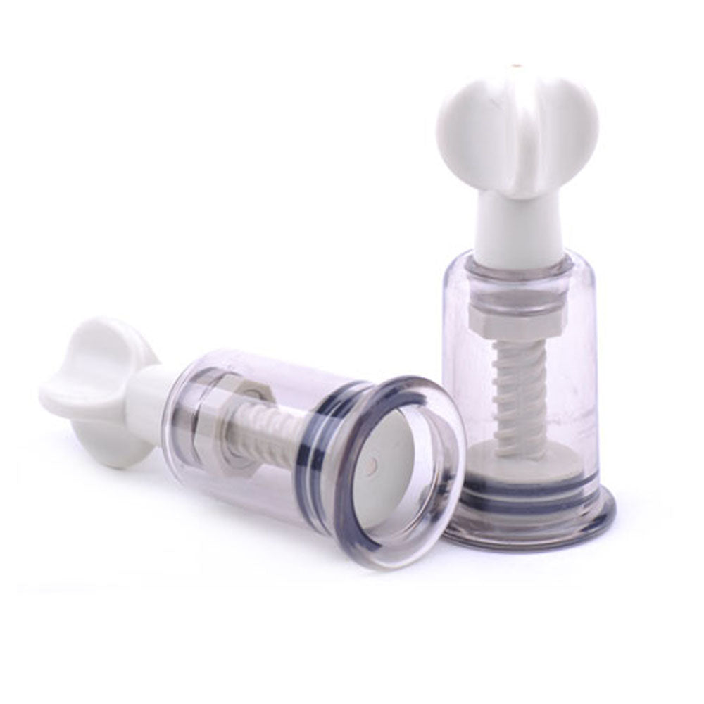 See-Through-Adjustable-Nipple-Suckers|Front View|"transparent adjustable nipple enhancers-front view"