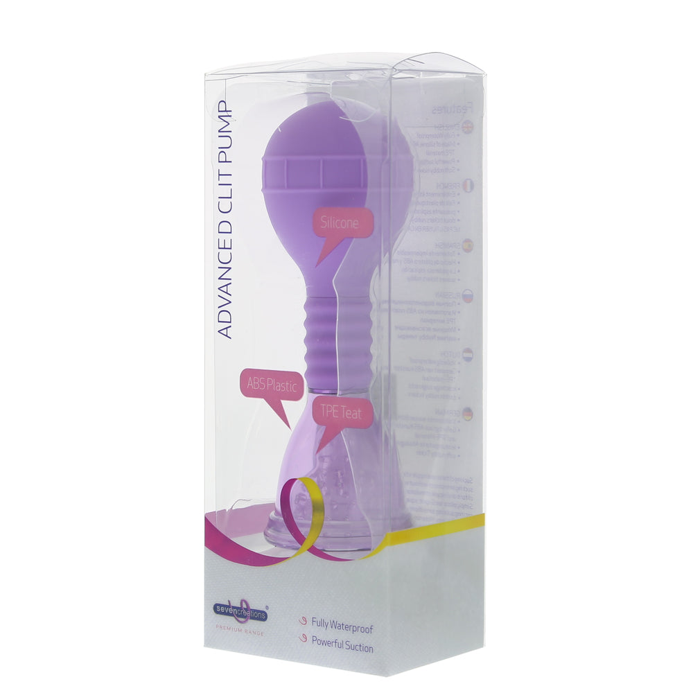 Advanced-Clit-Pump|Side View|"precision pump design-side view"