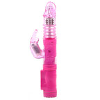 Pink-Rabbit-Vibrator-With-Thrusting-Motion|Front View|"thrusting rabbit-front view"