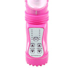 Pink-Rabbit-Vibrator-With-Thrusting-Motion|Detail View|"control features-detail view"