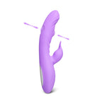 Double-Tapping-Rabbit-Vibrator|Front View|"tapping rabbit-front view"
