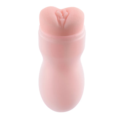 Zero Tolerance Pop And Toss Stroker Flesh Pink|Side View|"toss detail - side view"