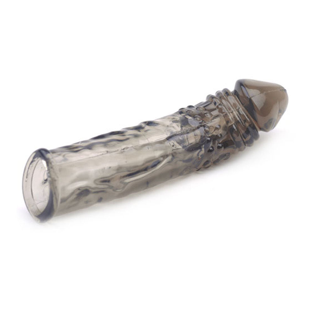 Jelly Penis Sleeve With 3 Extra Inches|Front View|"jelly design - front view"