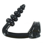 Master-Series-The-Tower-Cock-Ring-Erection-Enhancer-And-Butt-Plug|Side View|"ergonomic design-side view"