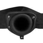 Size Matters Erection Assist Hollow Dildo Strap On|Side View|"assist detail - side view"