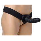 Size Matters Deluxe Vibro Erection Assist Hollow Silicone Strap|Back View|"quality build - back view"
