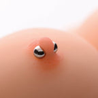 Master Series Magnus Mighty Magnetic Nipple Orbs|Detail View|"magnetic features-detail view"|