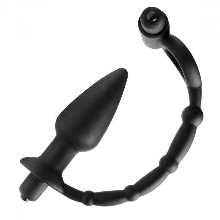 Master-Series-Viaticus-Dual-Cock-Ring-And-Anal-Plug-Vibrator|Detail View|"control system-detail view"