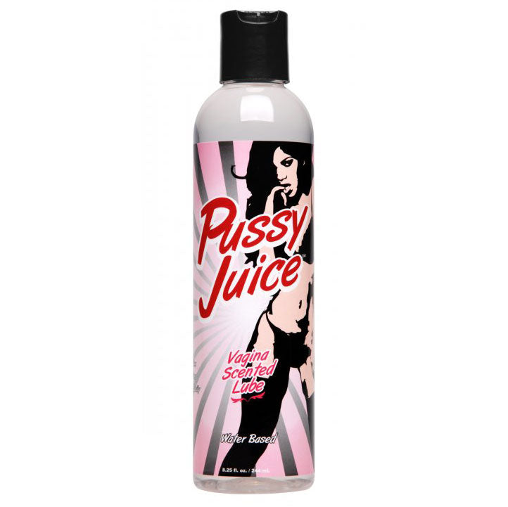 XR Pussy Juice Vagina Scented Lubricant|Front View|"scented formula-front view adult toys direct"|