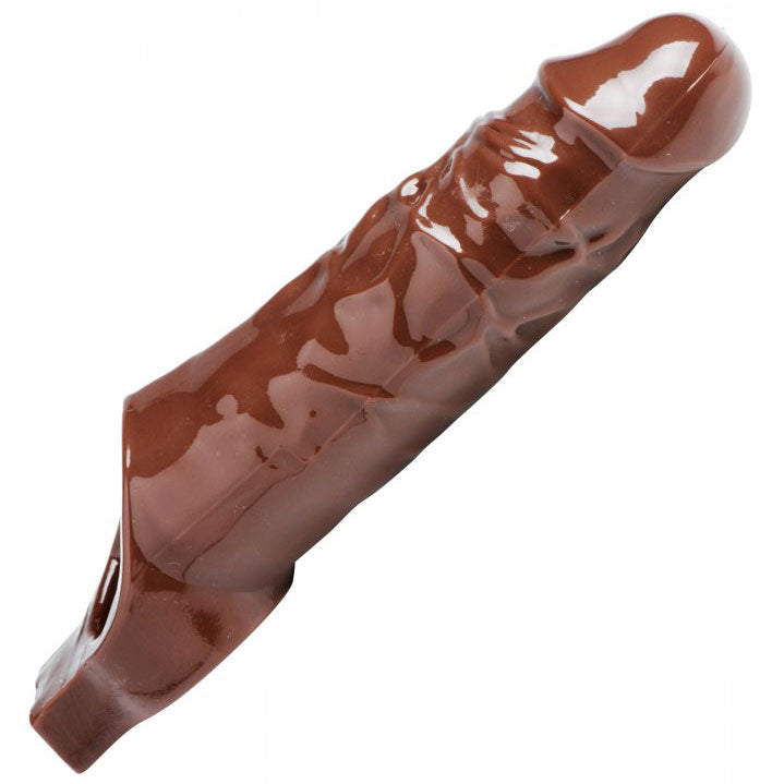 Size Matters Really Ample Penis Enhancer Brown|Front View|"ample design - front view"