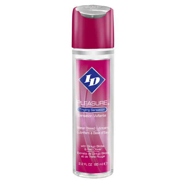 ID Pleasure 2.2 oz Lubricant|Front View|"pleasure small-front view adult toys direct"|