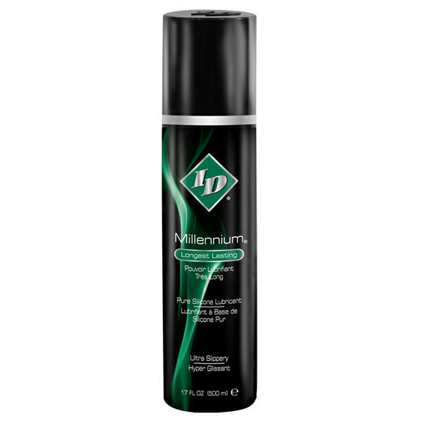 ID Millennium 17 oz Pump Lubricant|Front View|"millennium pump-front view adult toys direct"|