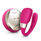 Lelo-Tiani-3-Couples-Massager-Cerise|Front View|"tiani massager-front view"