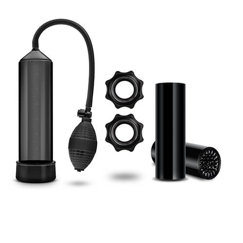 Penis-Enlargement-Pleasure-Kit|Front View|"penis enlargement kit with accessories - front view"