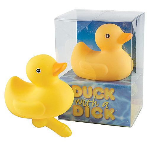 Duck with a Dick | Front View | Novelty rubber duck
