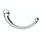 Njoy-Pure-Wand-Stainless-Steel-Dildo|Front View|"steel wand-front view"