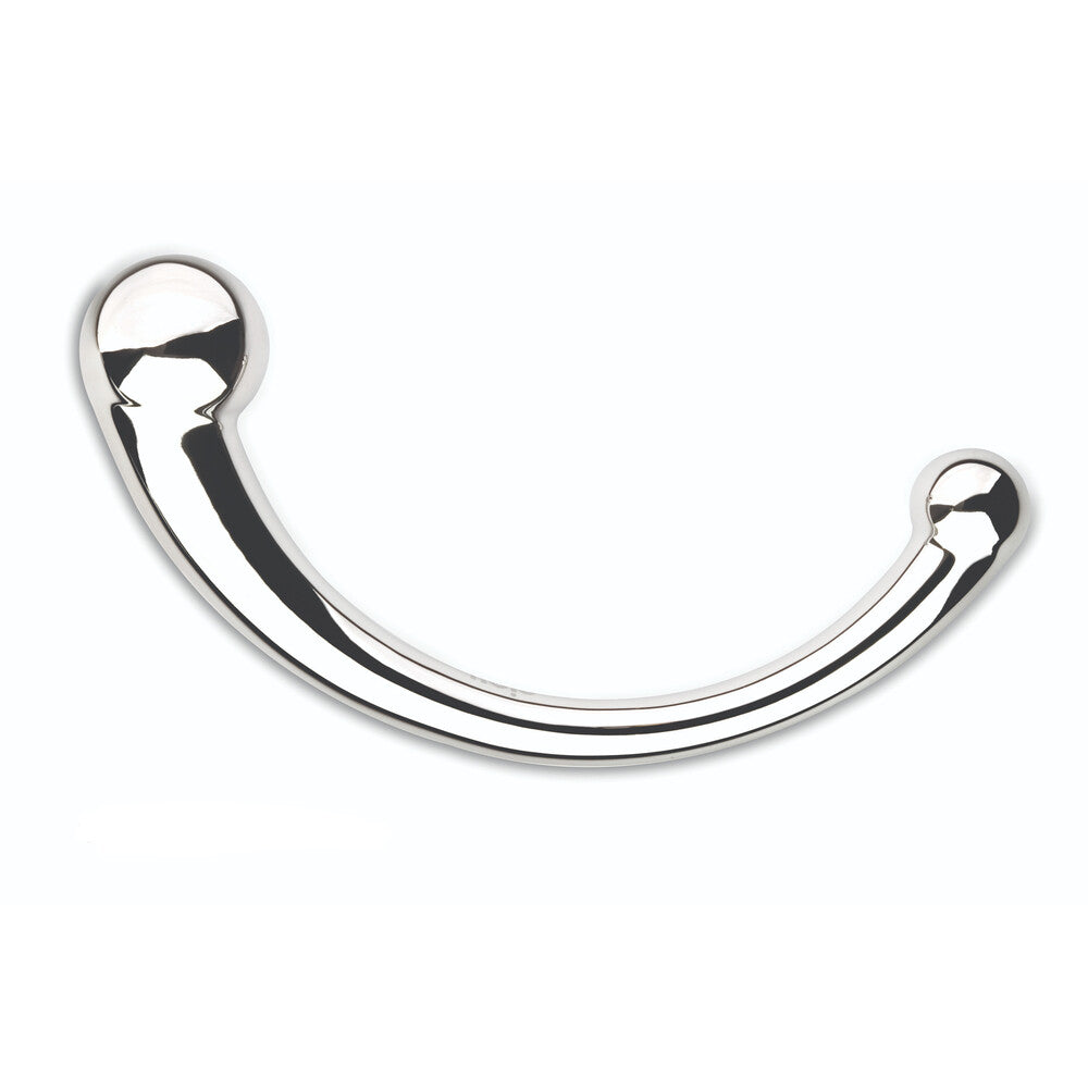 Njoy-Pure-Wand-Stainless-Steel-Dildo|Front View|"steel wand-front view"