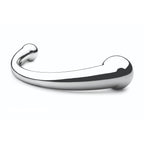 Njoy-Pure-Wand-Stainless-Steel-Dildo|Side View|"ergonomic design-side view"